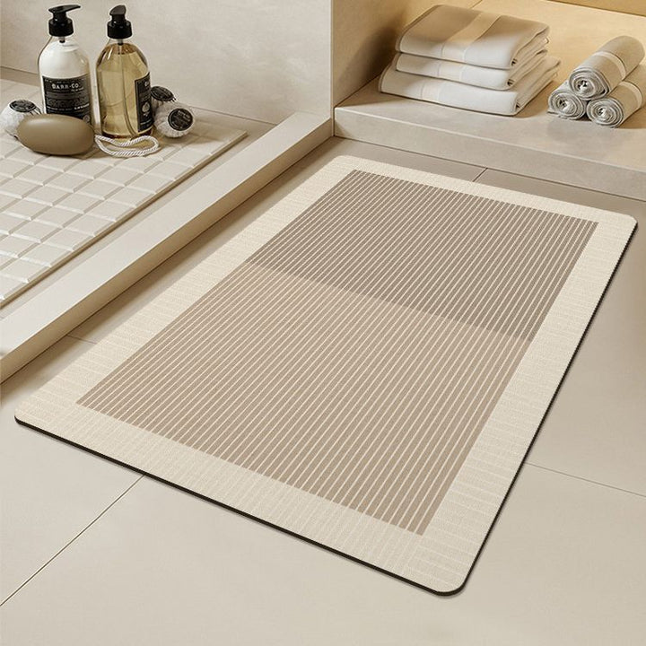 Modern Textured Bath Mat Kalsten