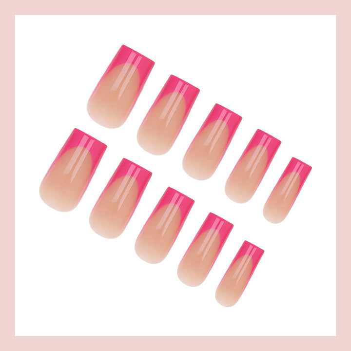 Acrylic nail set with stylish ombre design Kalsten