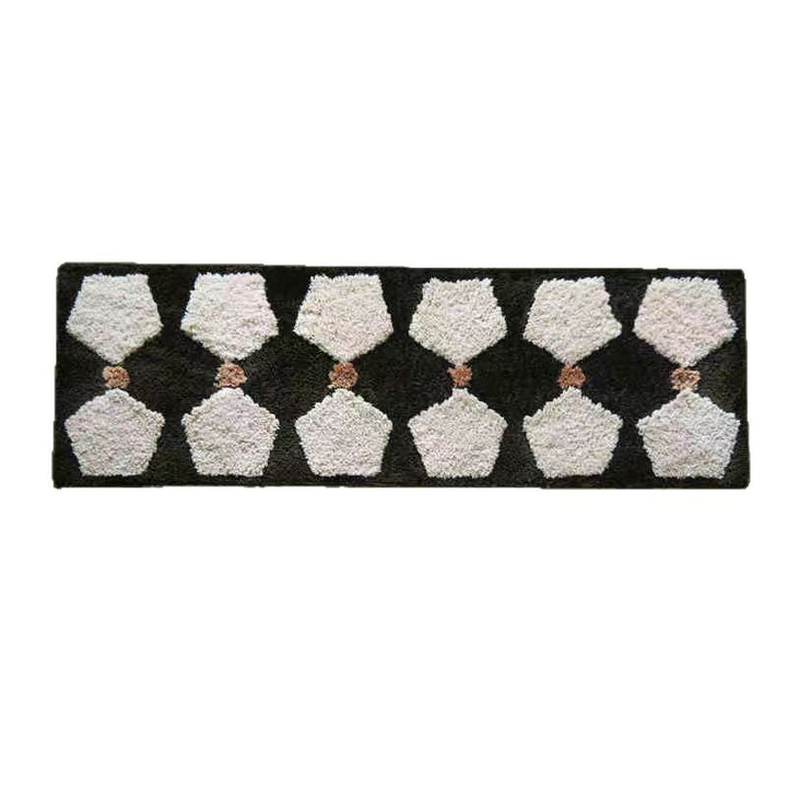 Modern Geometric Pattern Bath Mat Kalsten