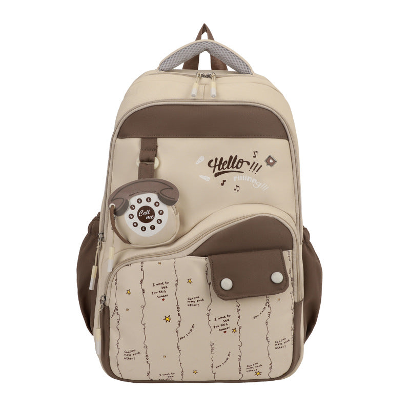 Whimsical Printed Backpack Kalsten