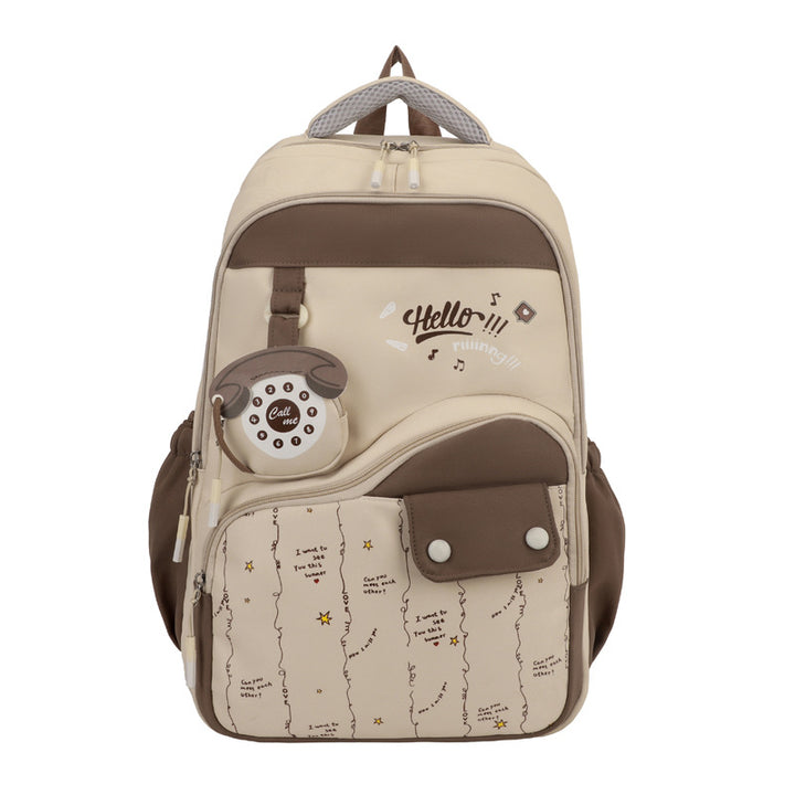 Whimsical Printed Backpack Kalsten
