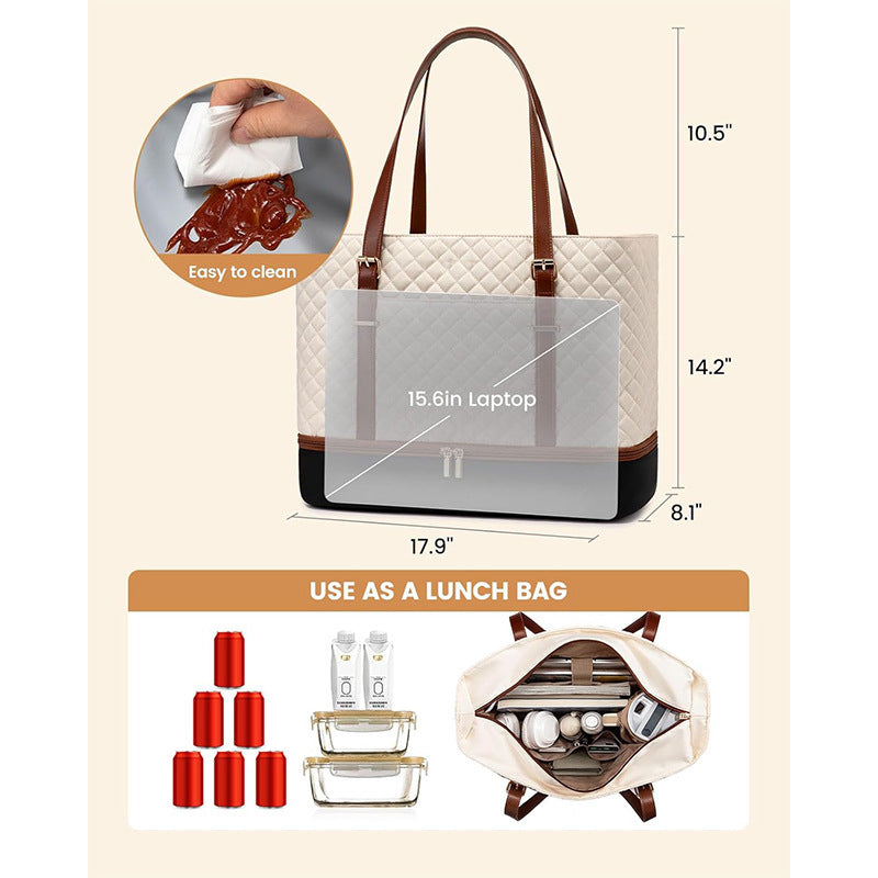 Insulated Lunch Tote with Multi-Pocket Design Kalsten