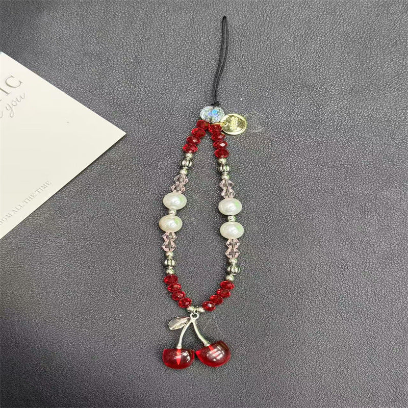 Charming Cherry Pendant Phone Charm Holder Kalsten