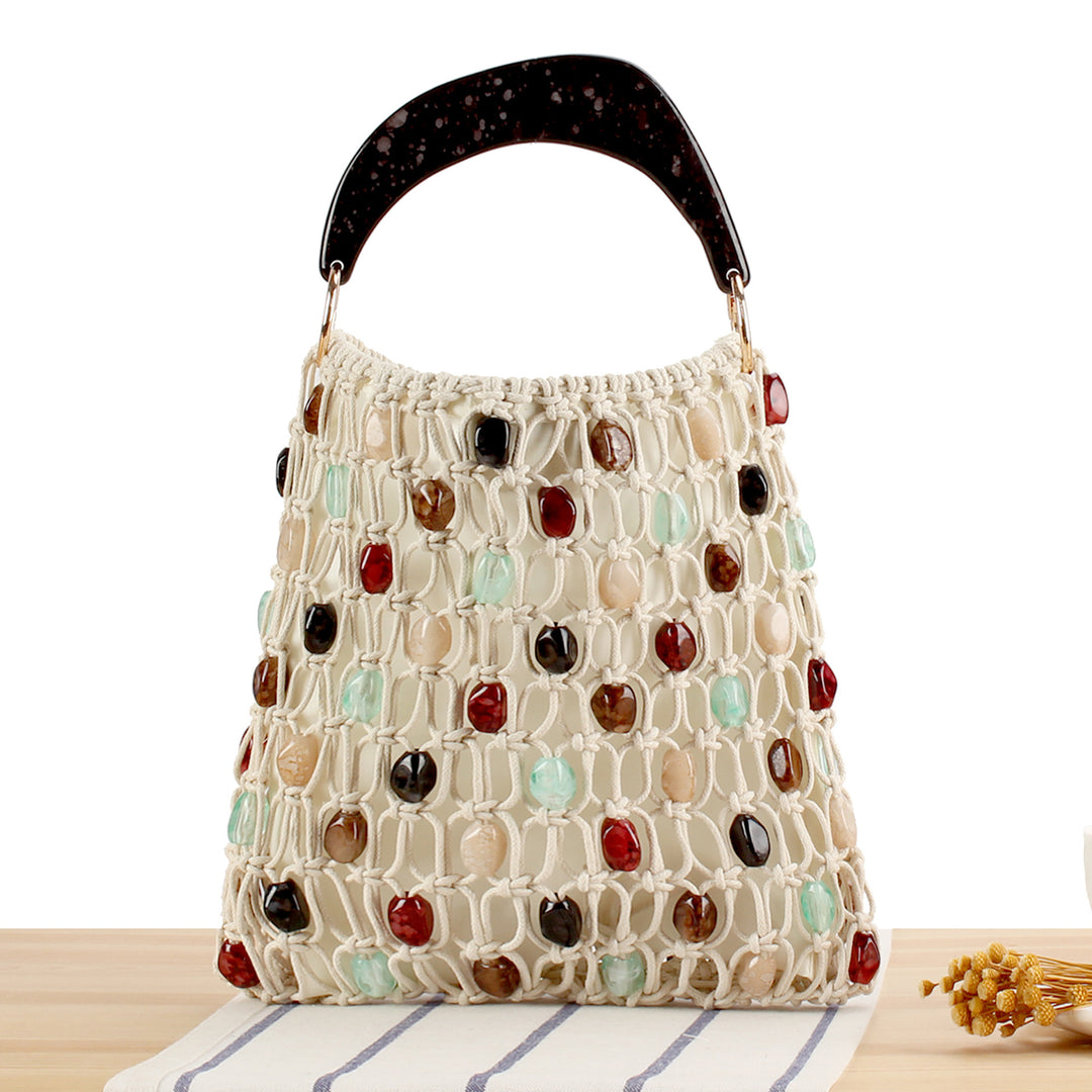 Handbag with Colorful Decorative Element Kalsten