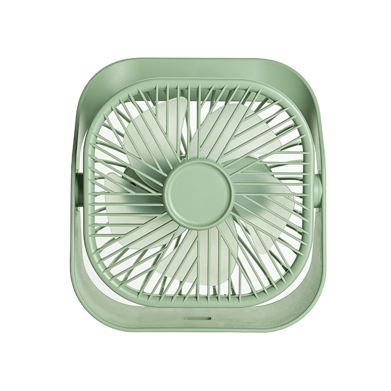 Unisex ceiling-mounted circular industrial fan with swivel carrying handle Kalsten