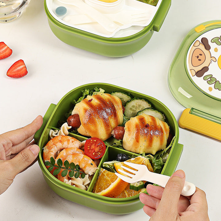 Fun-Themed Multi-Compartment Snack Container
