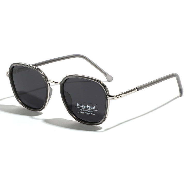 Women's geometric polarized sunglasses with stylish metal frame Kalsten