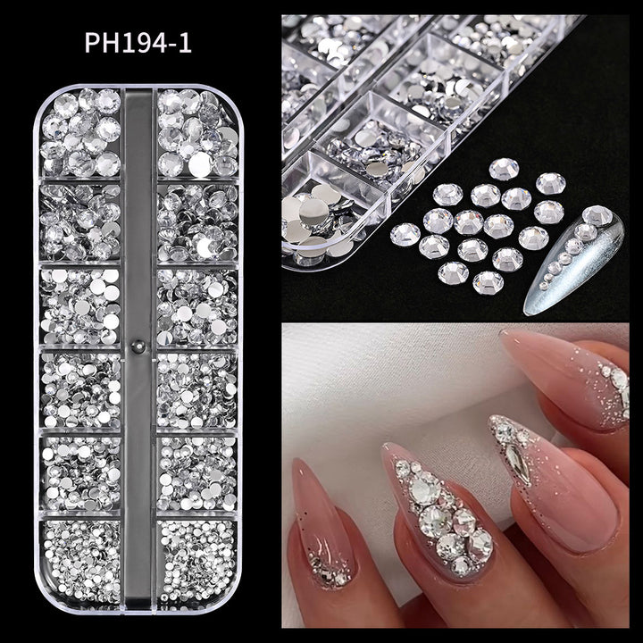 Premium Rhinestone Nail Art Decoration Kit