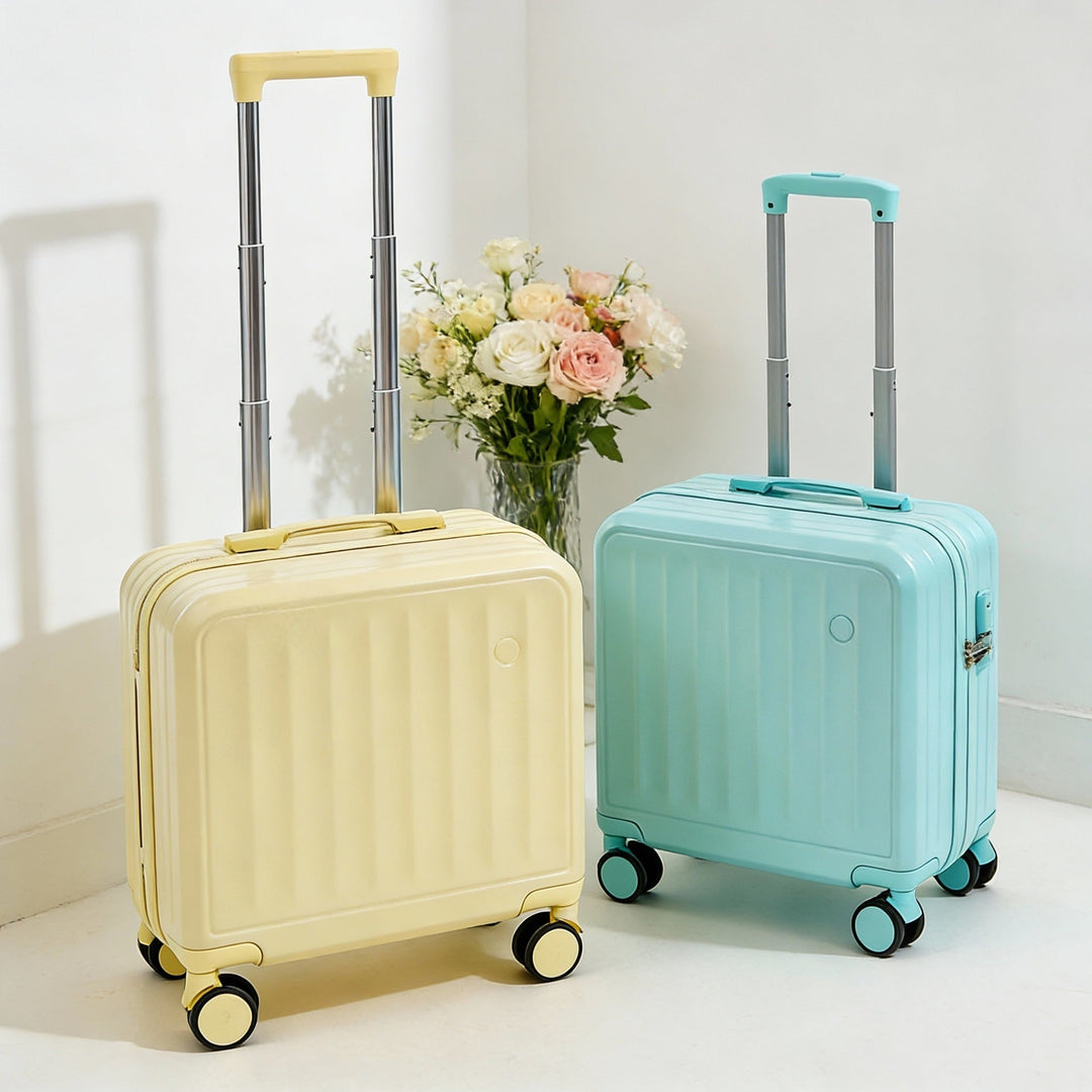 hardshell carry-on suitcase with telescopic handle and 360 degree spinner wheels Kalsten