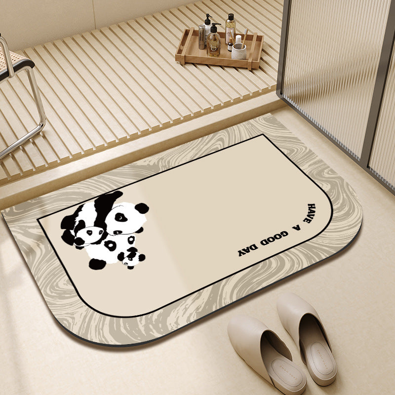 Playful Pet-Themed Welcome Mat