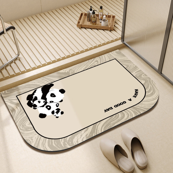 Playful Pet-Themed Welcome Mat