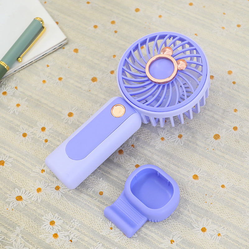 Ladies Portable Handheld Fan with Flexible Tilt Adjustment Kalsten