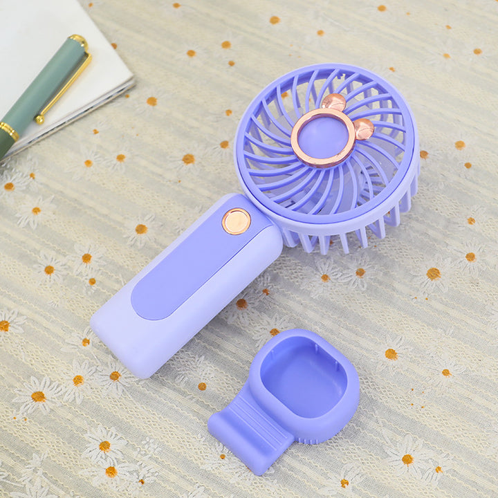 Ladies Portable Handheld Fan with Flexible Tilt Adjustment Kalsten