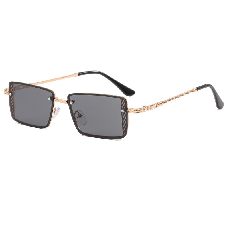 Ladies Elegant Square Sunglasses with Refined Frame Accents Kalsten
