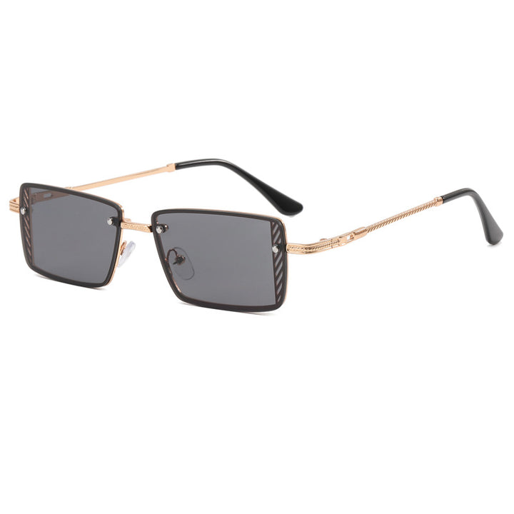 Ladies Elegant Square Sunglasses with Refined Frame Accents Kalsten