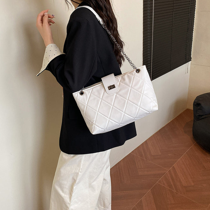 Quilted Elegant Satchel Handbag Kalsten