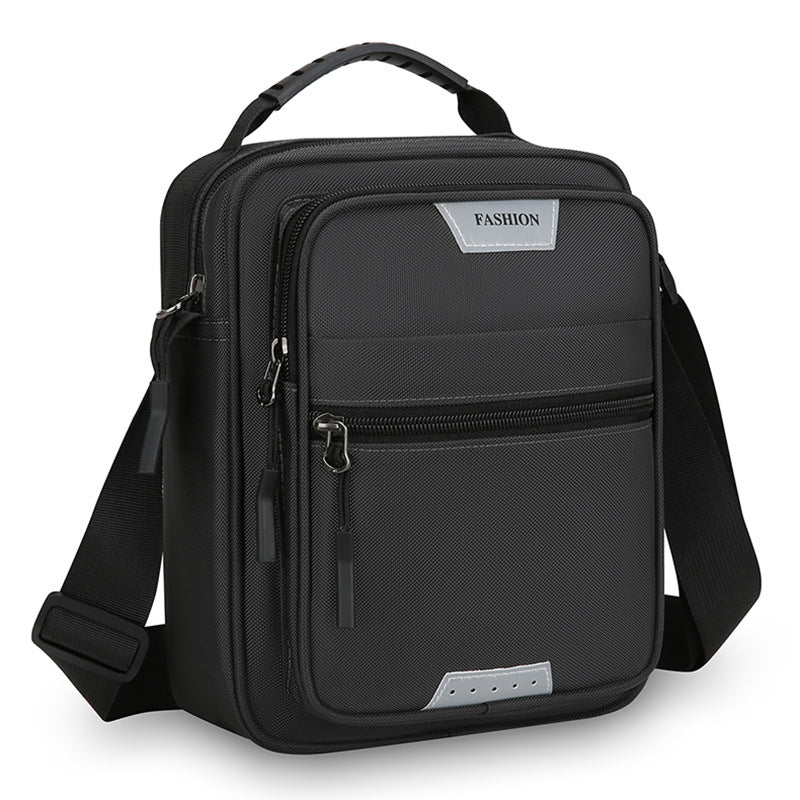 Compact Multi-Pocket Messenger Bag