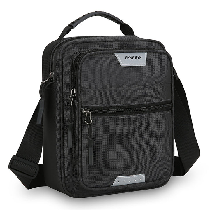 Compact Multi-Pocket Messenger Bag