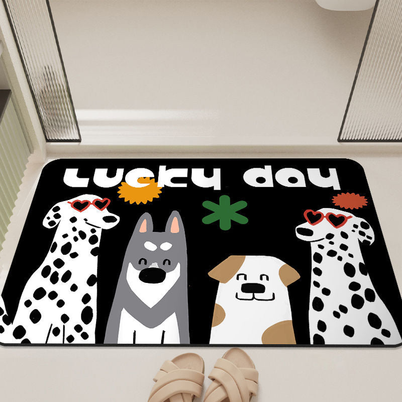 Cartoon-Inspired Bathroom Mat Kalsten