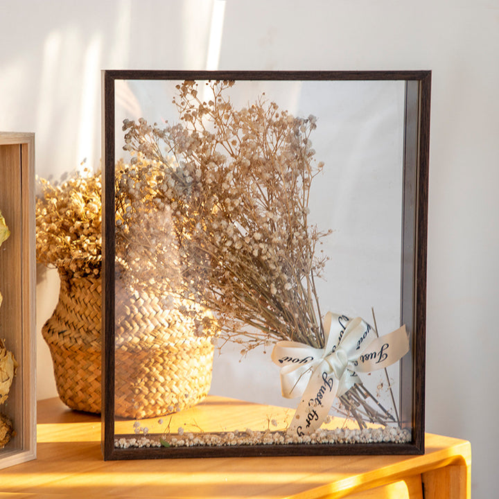 Floral Shadow Box Display for Home Decor