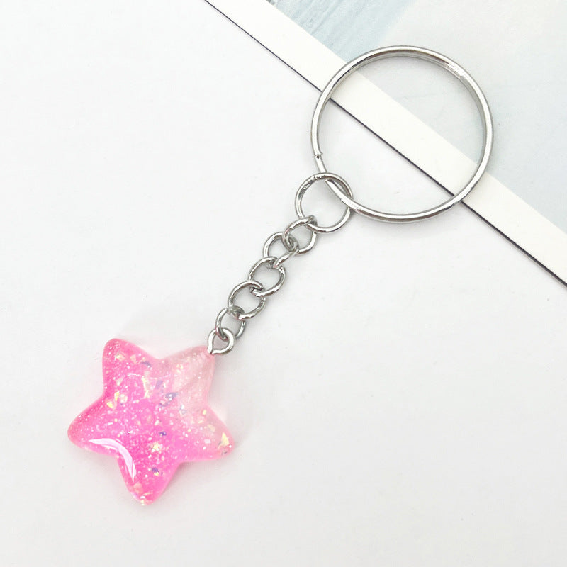 Star-Shaped Acrylic Keychain Kalsten