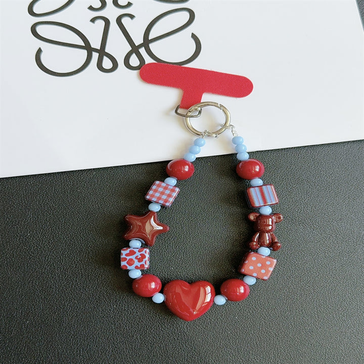 Colorful Beaded Keychain Holder Kalsten 1790134999