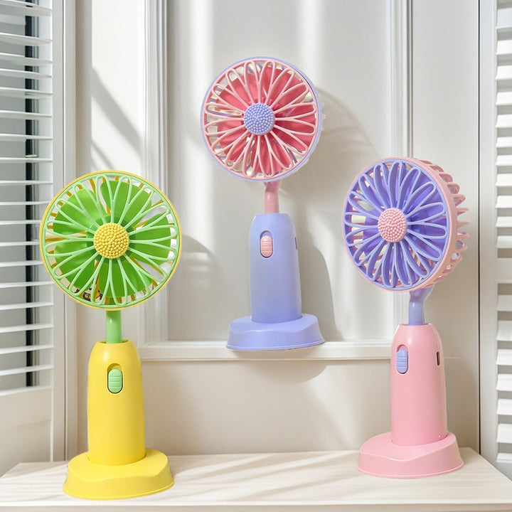 Women's portable table fan in playful flower design Kalsten
