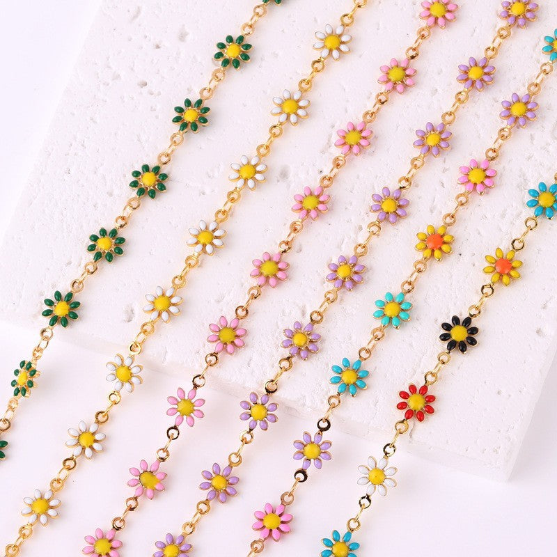 Floral Daisy Chain Necklace Kalsten