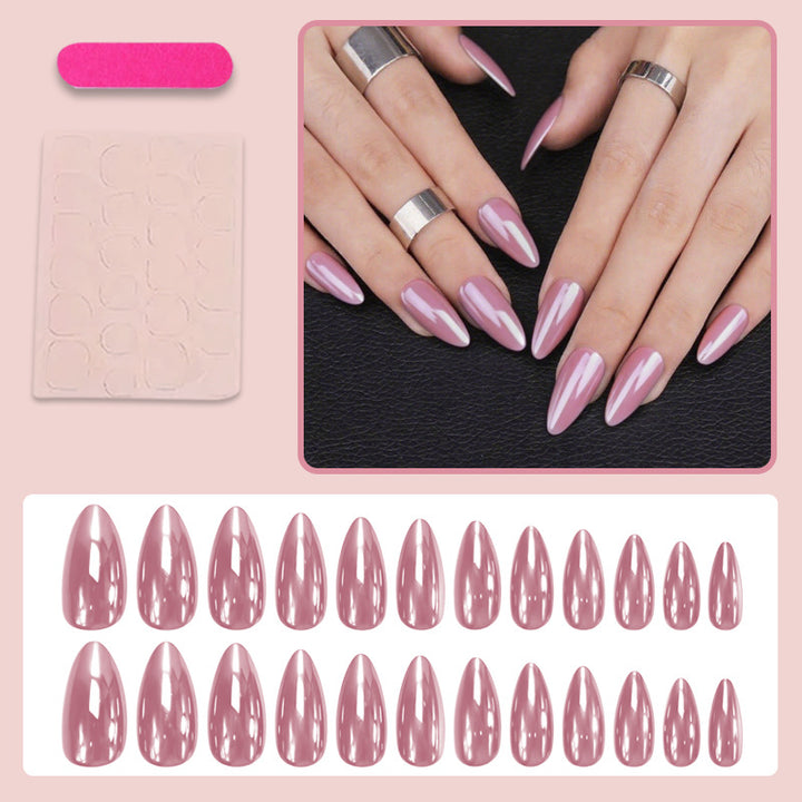 Acrylic nail set with elegant shape and shine Kalsten