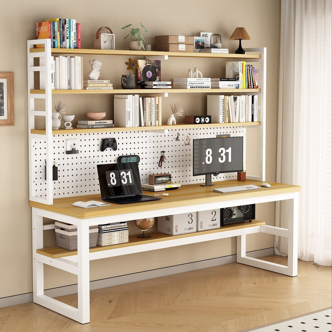 Multifunctional workspace with shelf Kalsten