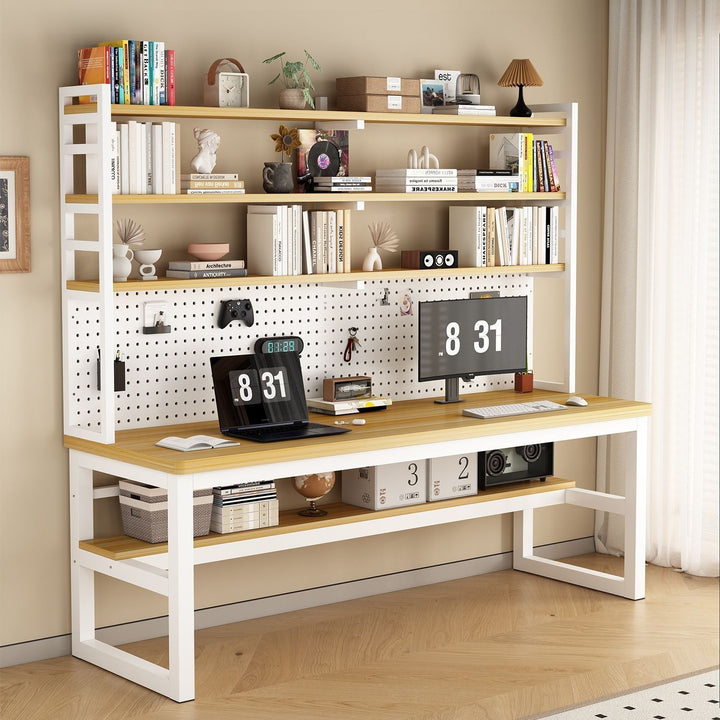 Multifunctional workspace with shelf Kalsten