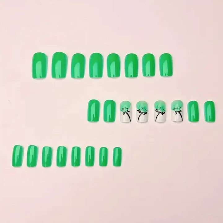 Elegant Botanical Nail Art Enhancements Kalsten