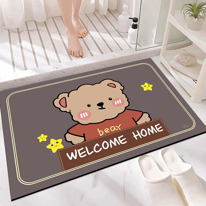 Absorbent Bathroom Mat Kalsten