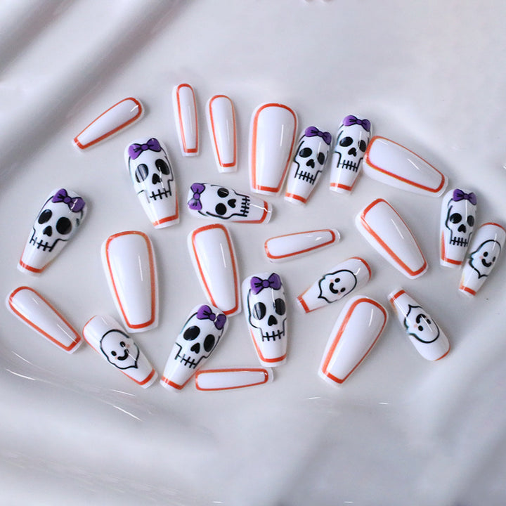 Artistic Halloween-Themed Nail Art Extensions Kalsten