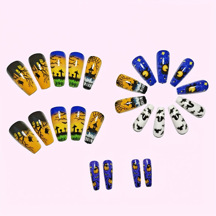 Halloween-Themed Spectacular Nail Art Set