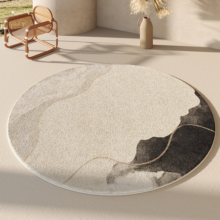 Abstract Pattern Round Area Rug