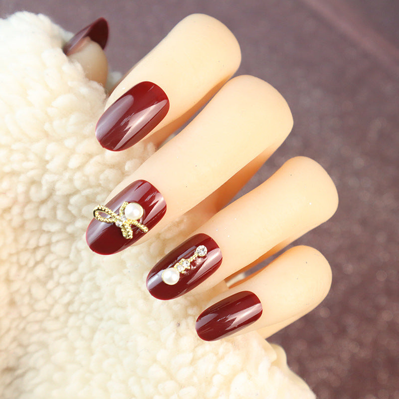 Luxurious Decorative Press-On Nail Set Kalsten