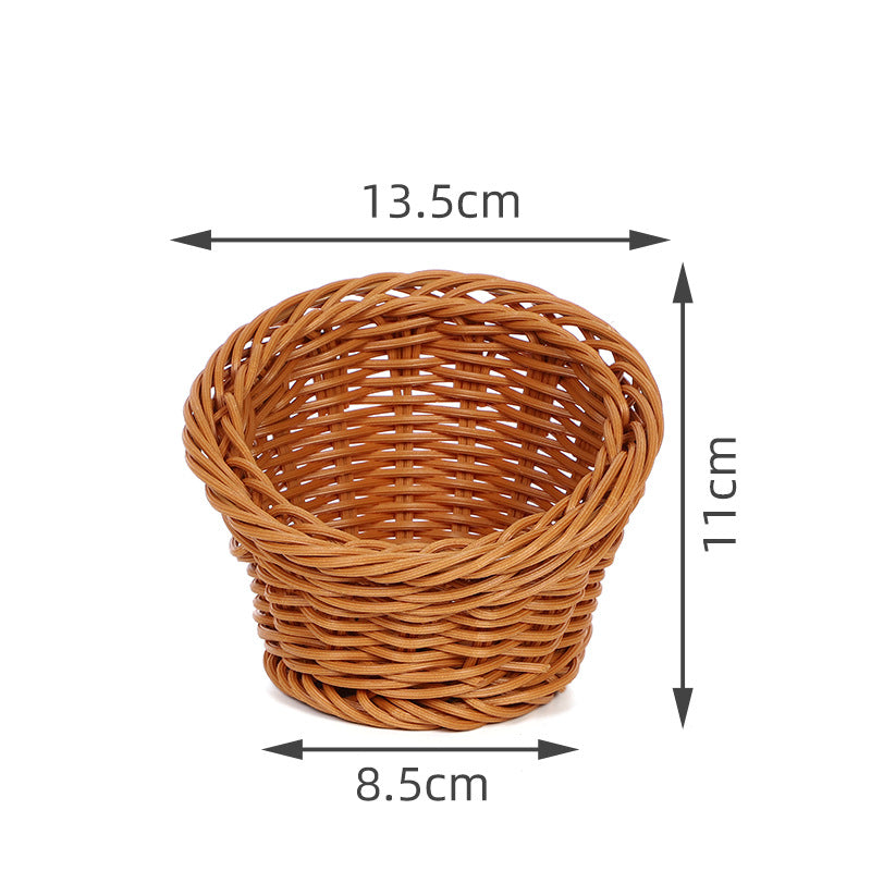 Decorative Woven Round Basket Kalsten