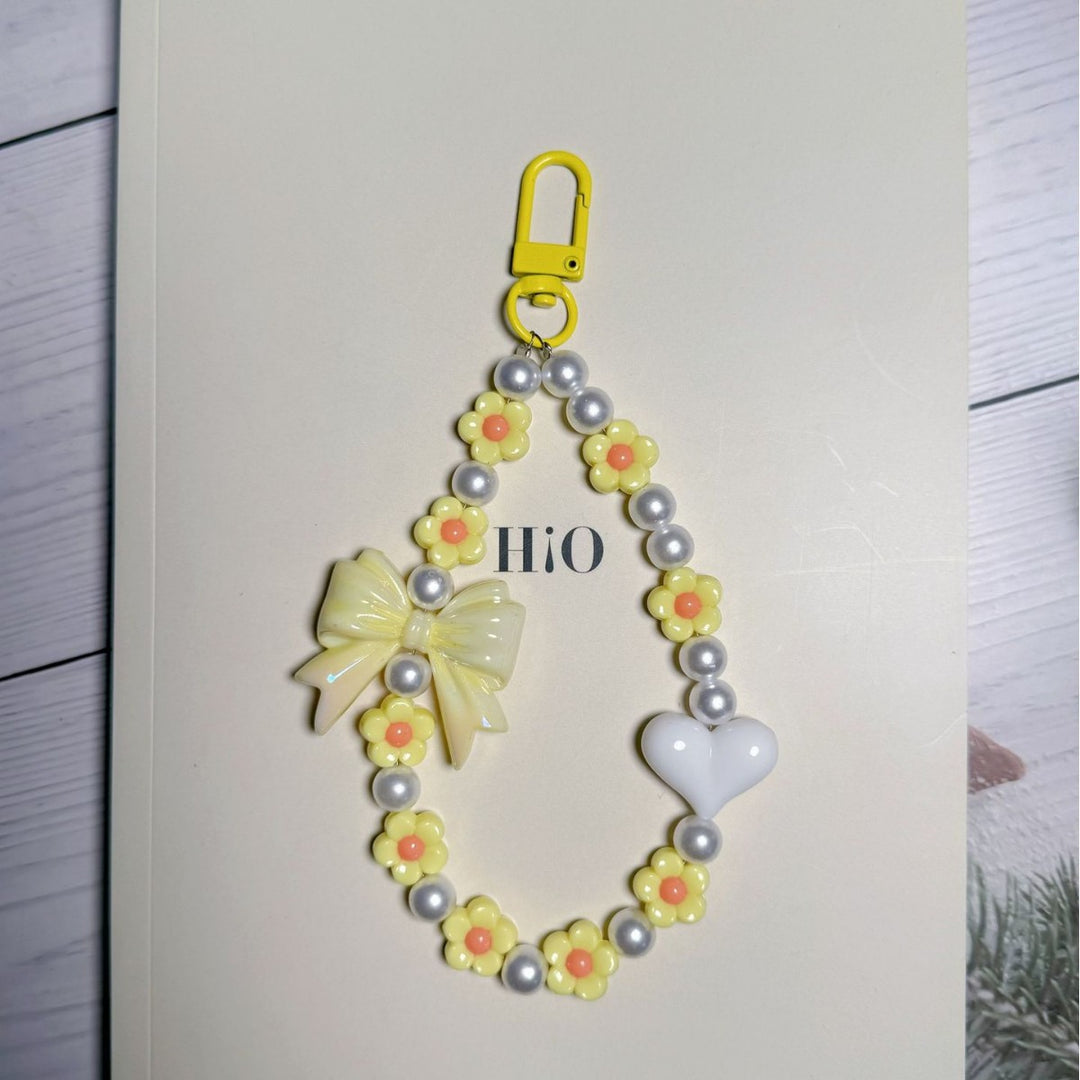 Decorative Floral Beaded Keychain kalsten
