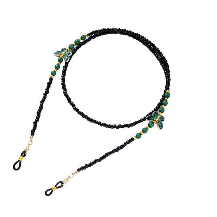 Beaded Eyewear Chain with Decorative Elements Kalsten