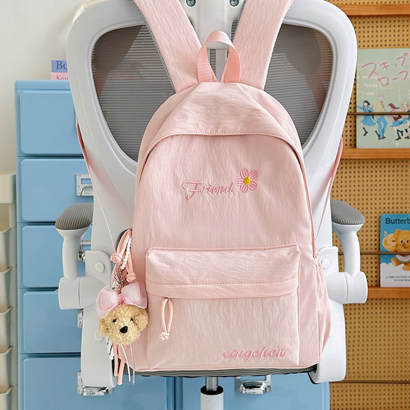 Cute Cartoon-Themed Embroidered Backpack Kalsten
