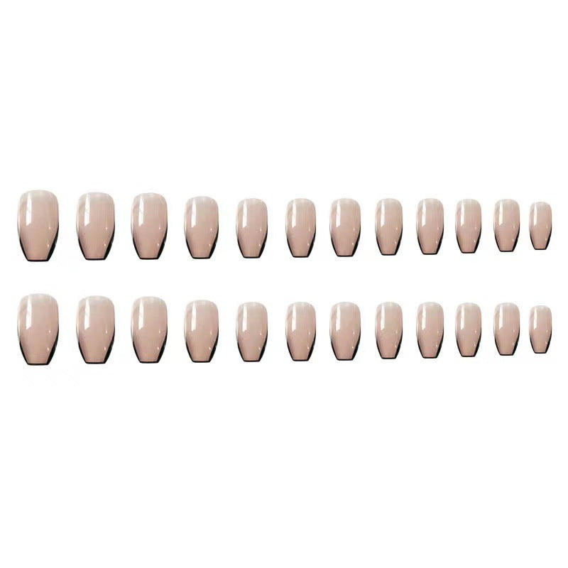 Artful nail extensions with elegant French tips Kalsten