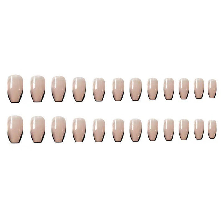 Artful nail extensions with elegant French tips Kalsten