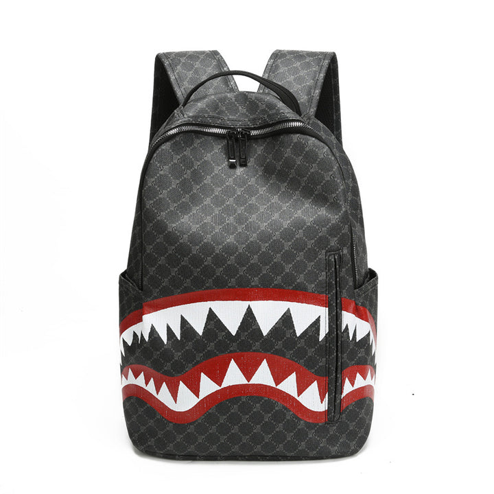 Shark-Graphic Casual Backpack kalsten
