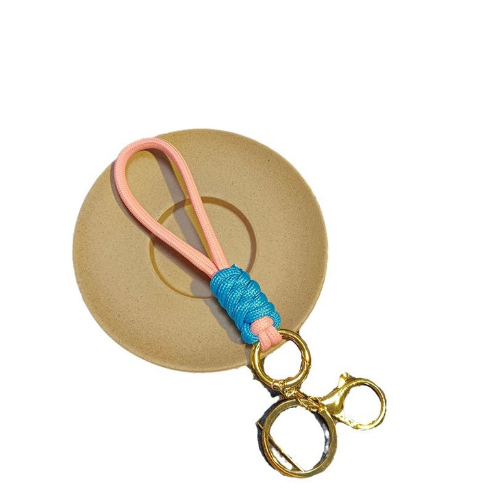 Colorful Braided Keychain Holder Kalsten