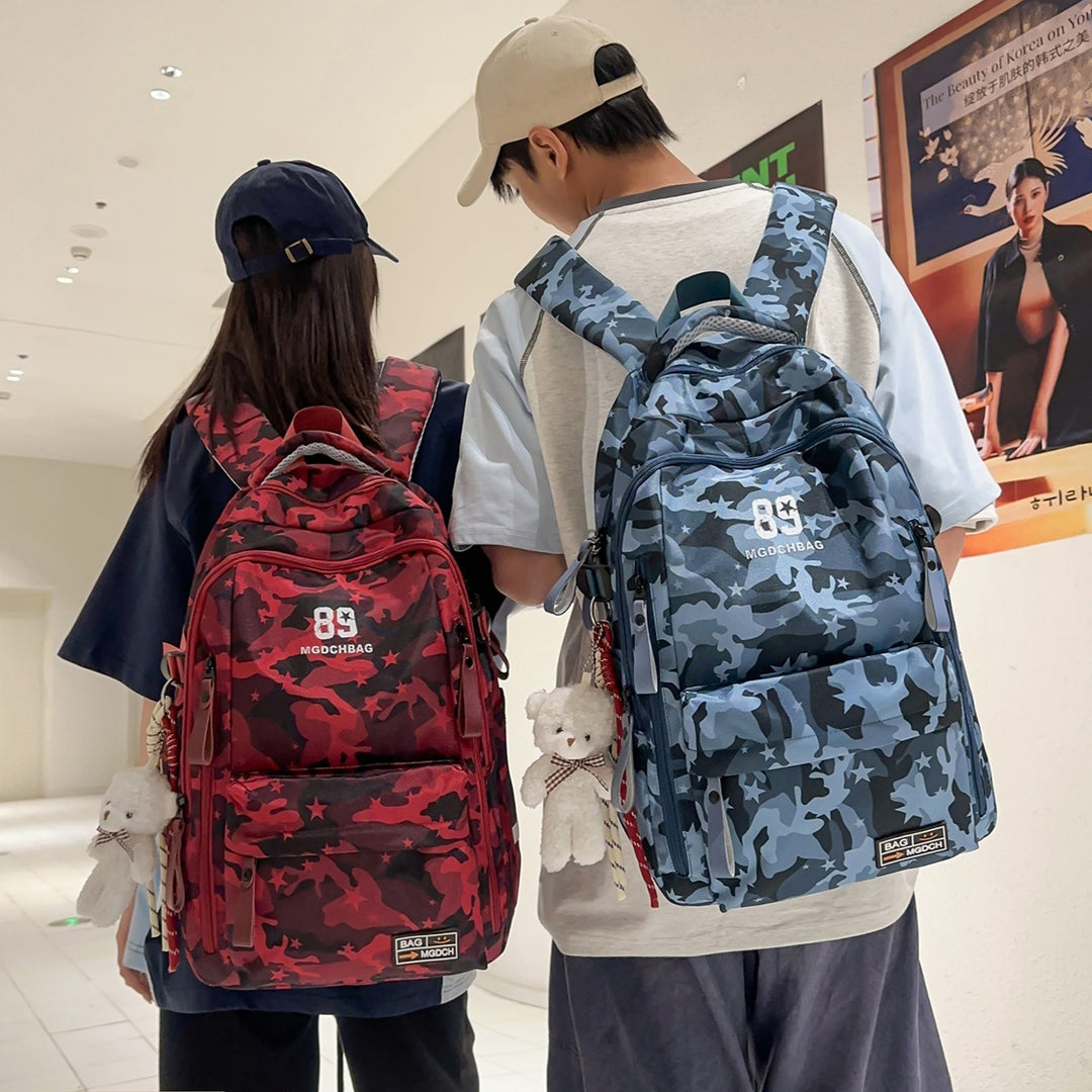 Versatile Camouflage Backpack with Multi-Pocket Design Kalsten