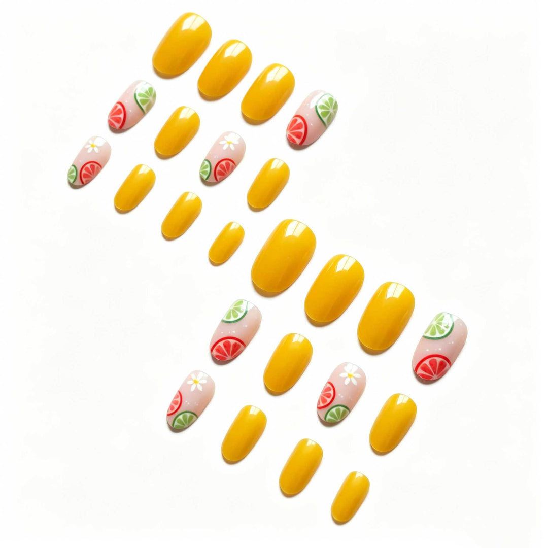 Creative Citrus-Inspired Nail Art Kit