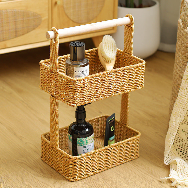 Tiered Woven Storage Basket Kalsten