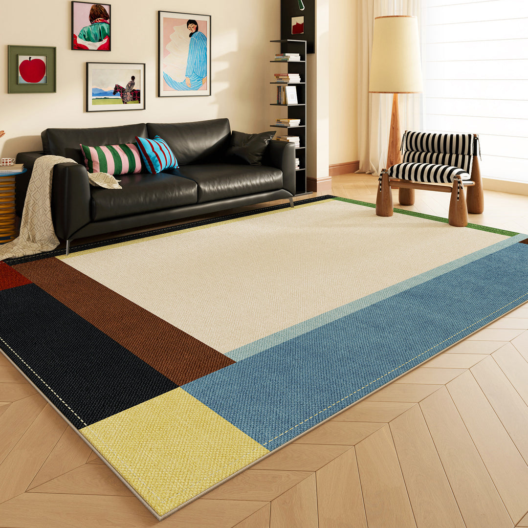 Soft Checkered Area Rug Kalsten
