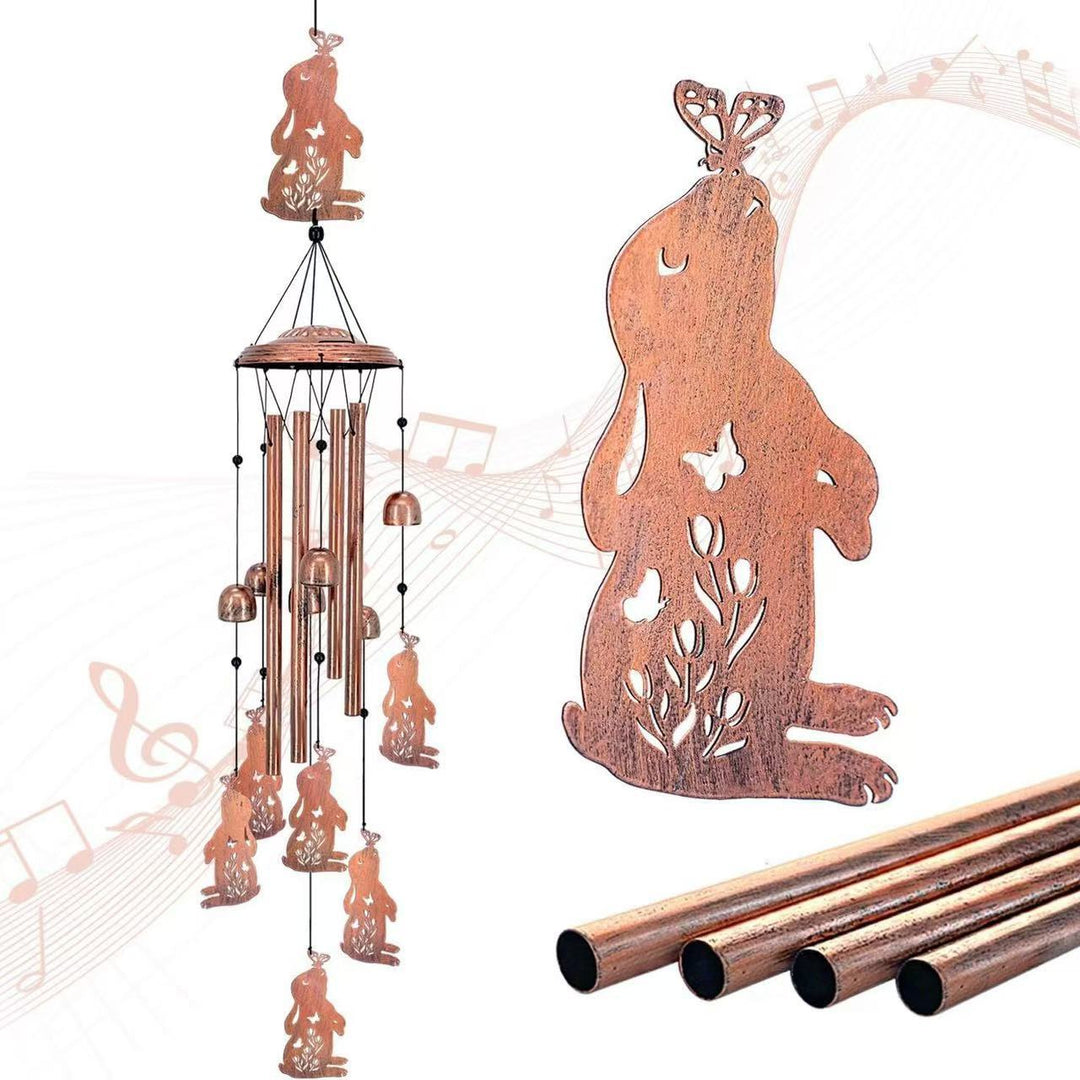 Decorative Wind Chime with Dachshund Design Kalsten